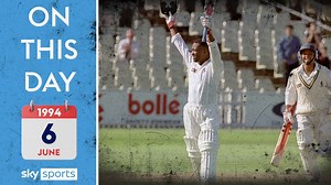 On This Day: Brian Lara rewrites cricket records with 501 not out