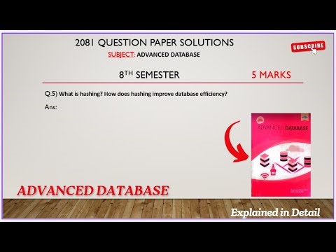 Hashing in DBMS Explained in Nepali | 8th Semester CSIT | Advanced Database