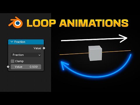 How to LOOP ANIMATIONS in Blender with Geometry Nodes