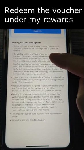 How to Redeem Webull Trading Voucher Tutorial