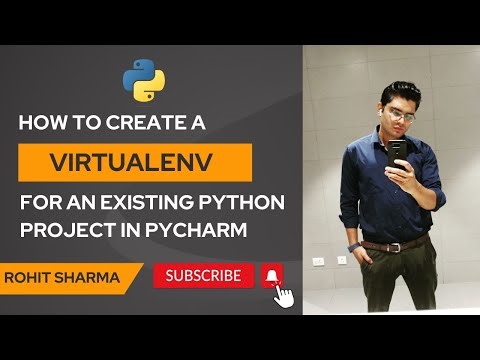 How to create a virtual environment for an existing project in pycharm || by Rohit Sharma