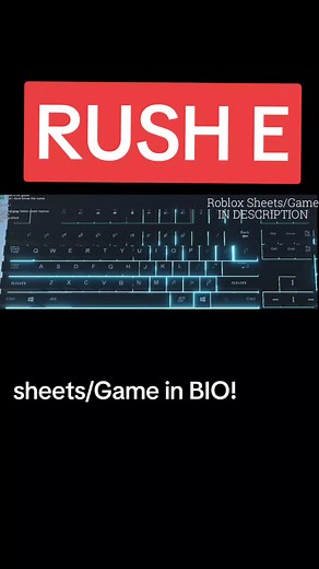 RUSH E (EASY Roblox/Virtual Piano Tutorial)