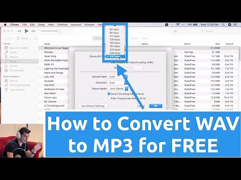 How to Convert WAV to MP3 for FREE with iTunes