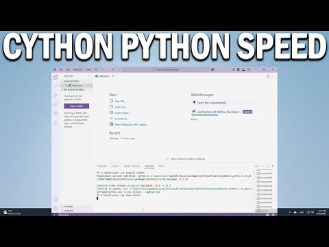 How To improve Python Performance in VS Code with Cython Install and Speed Up Your Python Code
