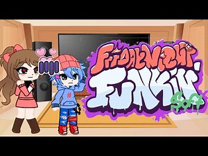 Original Fnf react to Soft fnf week 3. Gacha club