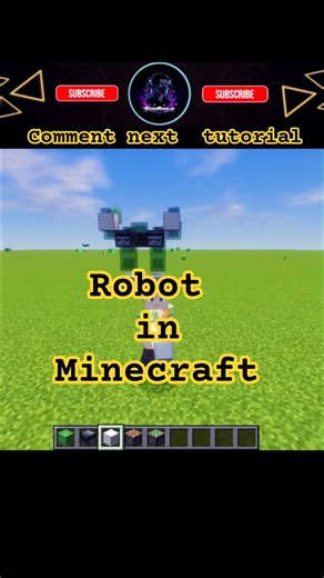 I Built a Powerful Robot in Minecraft – Insane Redstone Creation! 🤖🔥 #shorts