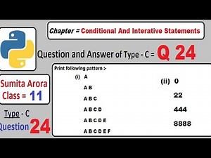 Write programs using  nested loops to produce the following pattern :