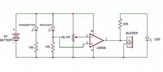 How to Connect an IR Photodiode Sensor in a Circuit – Homemade Circuit Projects