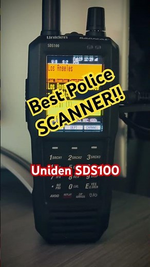 UNIDEN SDS100 Best Police Scanner! #shorts #uniden #policescanner #journalism
