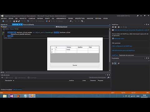 Exportar Datagridview a Excel