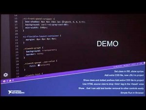 NIWeek 2019: Customizing Your WebVIs