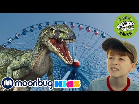 T-rex Ranch - Dinosaur at the State Fair | Moonbug Kids TV Shows - Full Episodes | Cartoons For Kids