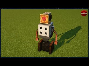 HOW TO MAKE A COOL ROBOT IN MINECRAFT