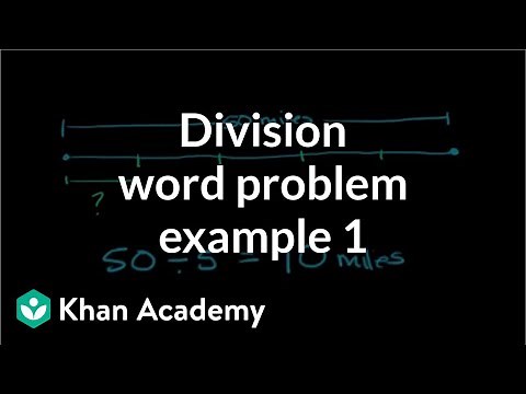 Division word problem example 1 | Multiplication and division | Arithmetic | Khan Academy