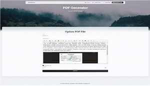 PDF Generator Web App using TCPDF and PHP/OOP Free Source Code
