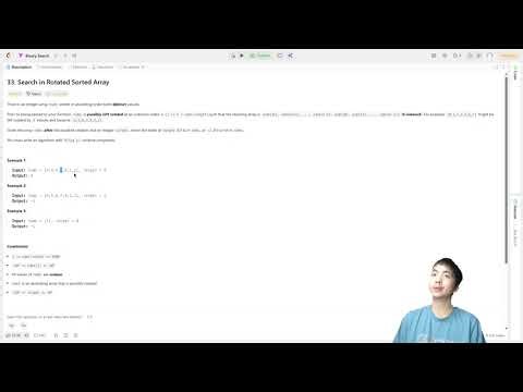 LeetCode 33 | Search in Rotated Sorted Array | Explaining Possible Interview Solutions