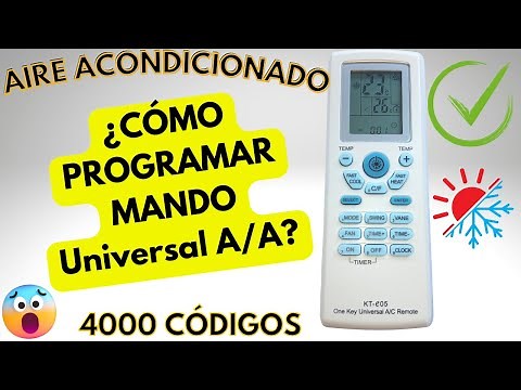 ⭐HOW TO CONFIGURE UNIVERSAL CONTROL FOR AIR CONDITIONING