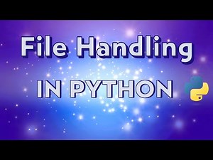 File Handling in Python | Complete Beginner Guide + Projects