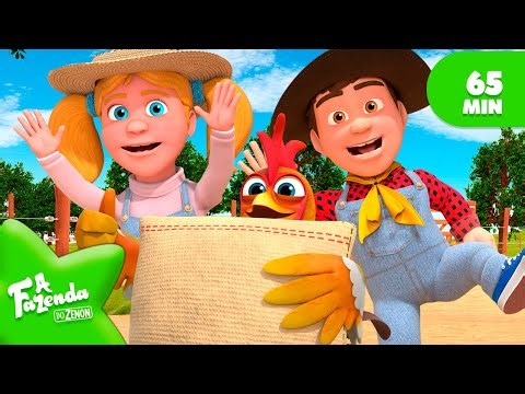 Aprender sobre animais de fazenda 🌾 A Fazenda Do Zenon | Desenho Infantil 🌈 PARA CRIANÇAS