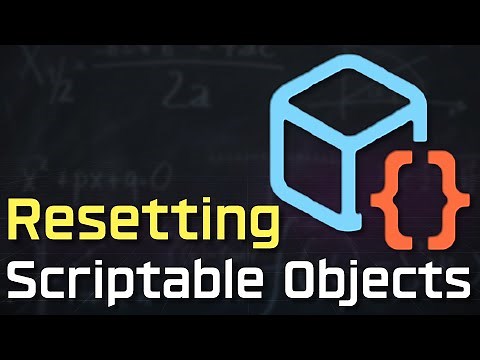 Resetting Scriptable Objects - Unity Playmode