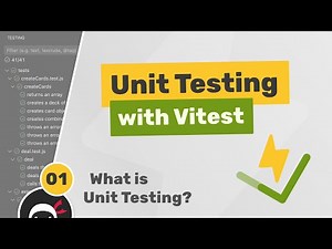 Unit Testing (Vitest) Tutorial #1 - What is Unit Testing?