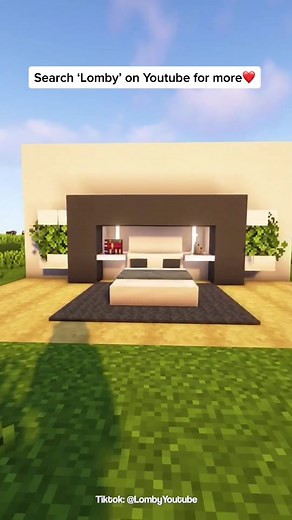 Modern Bed Designs in Minecraft