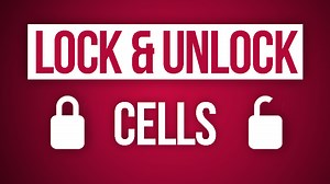 How to Lock Cells in Excel