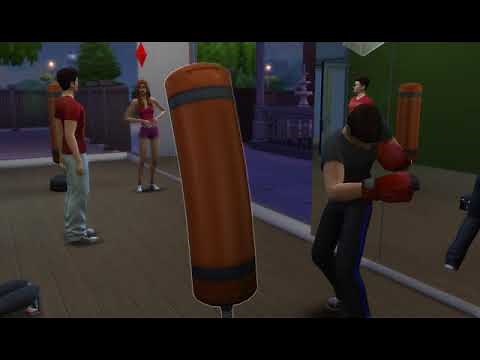 The Sims 4 HAVING A BOXING MATCH