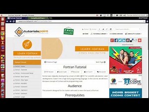 Fortran Programming Tutorials (Revised) : 004 : Online Resources