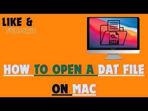 How to Open a DAT File on Mac