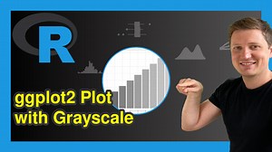 Draw ggplot2 Plot with Grayscale in R (2 Examples)