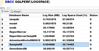 Determine Minimum Possible Size to Shrink SQL Transaction Log File