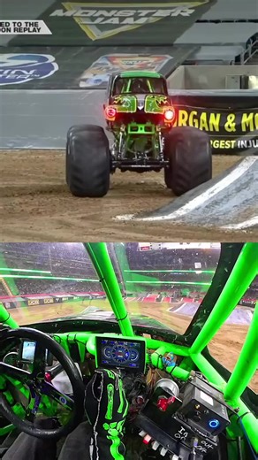 So nice, we had to look twice. 👀 #MonsterJam #monstertrucks #GraveDigger #TylerMenninga