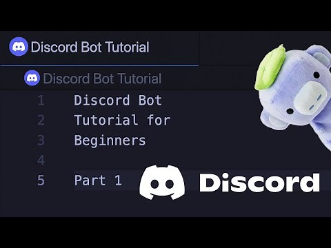 Discord Bot Tutorial for Beginners 2022 • Part 1 • Setup and first command