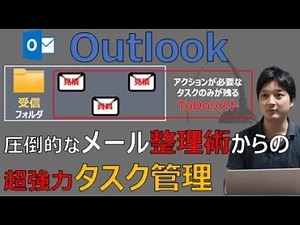 Outlookでメール業務を10倍楽に！さらにタスク管理まで