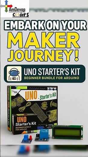 UNO Starter’s Kit 🚀 | Complete Arduino Beginner Kit for DIY Projects & Learning🚀 | AmDevop Coders