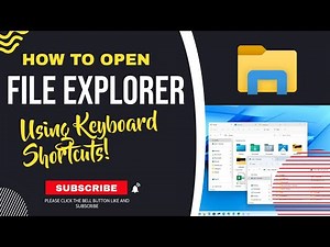 How to Open File Explorer Using Keyboard Shortcuts! 🚀