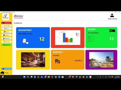 Hotel Dula - Hotel Management System Using Java Swing with MySQL Database