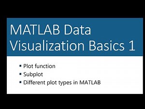 MATLAB Data Visualization Basics Part 1