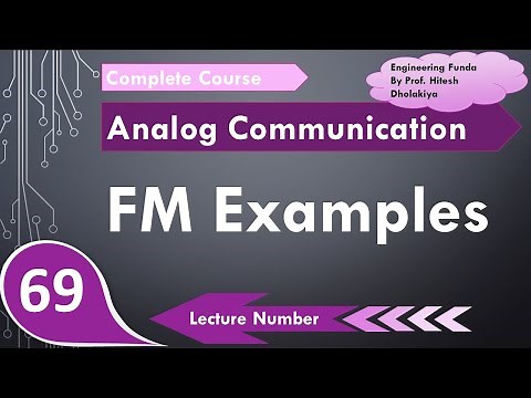 2. Frequency Modulation Examples | GATE FM Examples in Analog Communication by Engineering Funda