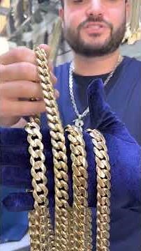 What’s the difference between hollow, semi-solid, and solid Gold chains.