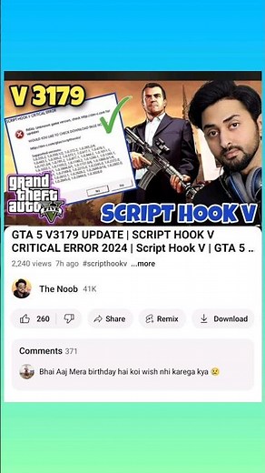 SCRIPT HOOK V UPDATED | GTA 5 MODS 2024 #thenoob