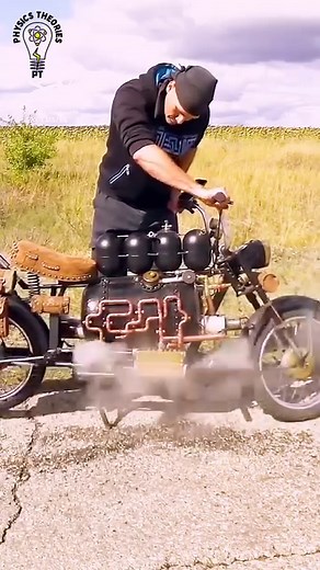 319K views · 965 reactions | Steam Engine Motorcycle | Physics Theories | Facebook
