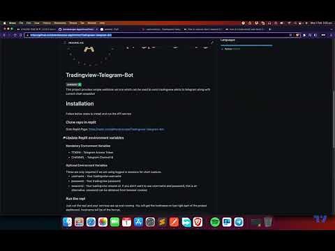 Tradingview Telegram Webhook Bot with Chart Snapshot (Revised)