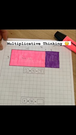 Multiplication - Area Model! . Using strategies for calculations requires a good understanding of the operation being conducted as well as a good understanding of number sense. . The Area model has been used my many mathematics educators to represent multiplication situations and to provide a visual for students seeking solutions they can think about rather than following the procedural steps of an algorithm. . In the Area model the dimensions of the rectangle represent the numbers being multipl