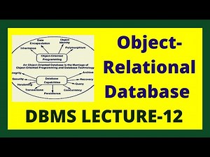 Object Relational Database Model | Object Relational Database Management Systems | DBMS Lecture 12