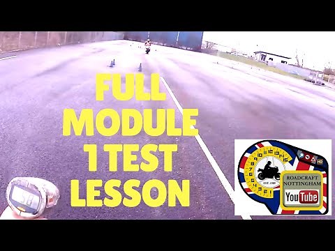 LIVE LESSON: Full Module 1 mod 1 test lesson. Motorcycle riding tips