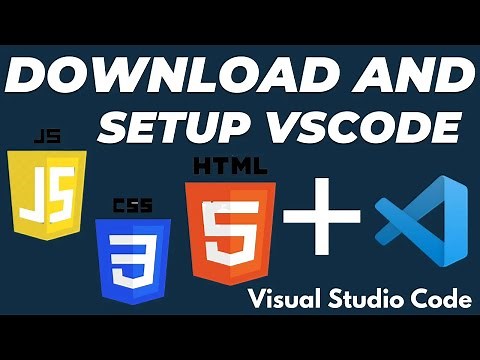 How to setup Visual Studio Code for HTML CSS and Javascript with extensions tutorial for beginners