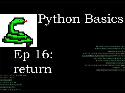 Python Basics Functions with return