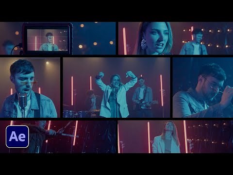 Create Dynamic Split Screen Video Effect in After Effects | Tutorial